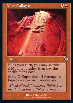 Mine Collapse (V.1) - Modern Horizons 2: Extras (Common) [XMH2-408] - JotaCards - Tu Tienda de TCG