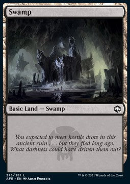 Swamp (V.4) - Adventures in the Forgotten Realms (Land) [AFR-273] - JotaCards - Tu Tienda de TCG