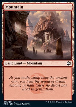 Mountain (V.4) - Adventures in the Forgotten Realms (Land) [AFR-277] - JotaCards - Tu Tienda de TCG