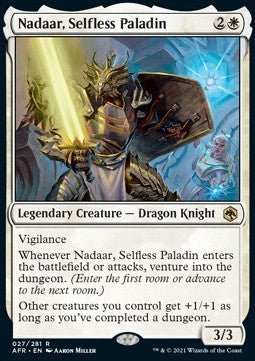 Nadaar, Selfless Paladin - Adventures in the Forgotten Realms (Rare) [AFR-27] - JotaCards - Tu Tienda de TCG