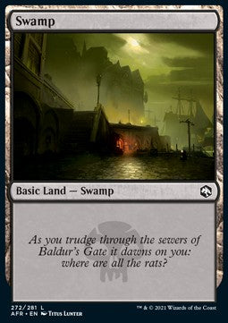 Swamp (V.3) - Adventures in the Forgotten Realms (Land) [AFR-272] - JotaCards - Tu Tienda de TCG