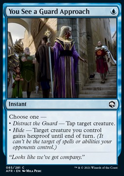 You See a Guard Approach - Adventures in the Forgotten Realms (Common) [AFR-85] - JotaCards - Tu Tienda de TCG