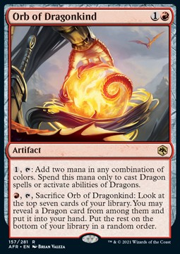 Orb of Dragonkind - Adventures in the Forgotten Realms (Rare) [AFR-157] - JotaCards - Tu Tienda de TCG