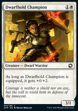 Dwarfhold Champion - Adventures in the Forgotten Realms (Common) [AFR-14] - JotaCards - Tu Tienda de TCG