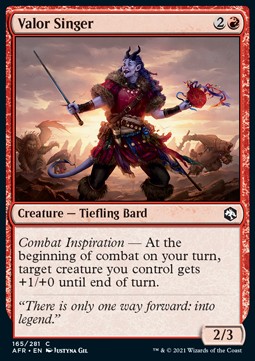Valor Singer - Adventures in the Forgotten Realms (Common) [AFR-165] - JotaCards - Tu Tienda de TCG