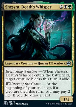 Shessra, Death's Whisper - Adventures in the Forgotten Realms (Uncommon) [AFR-231] - JotaCards - Tu Tienda de TCG
