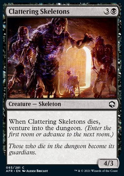 Clattering Skeletons - Adventures in the Forgotten Realms (Common) [AFR-93] - JotaCards - Tu Tienda de TCG