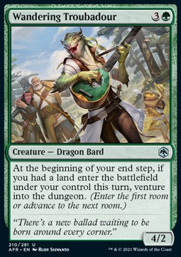 Wandering Troubadour - Adventures in the Forgotten Realms (Uncommon) [AFR-210] - JotaCards - Tu Tienda de TCG