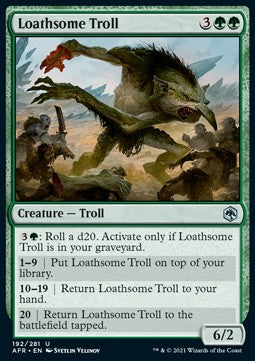 Loathsome Troll - Adventures in the Forgotten Realms (Uncommon) [AFR-192] - JotaCards - Tu Tienda de TCG