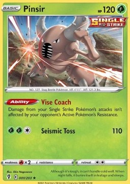 Pinsir - Evolving Skies (Rare) [EVS-001] - JotaCards - Tu Tienda de TCG