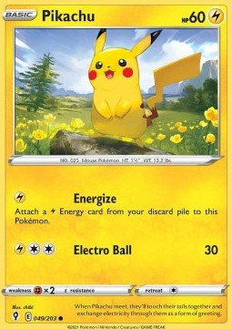 Pikachu - Evolving Skies (Common) [EVS-049] - JotaCards - Tu Tienda de TCG