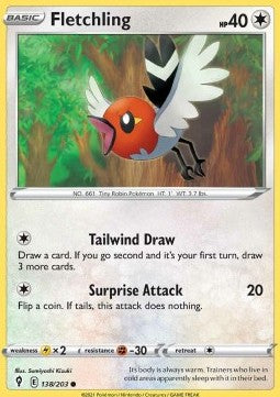 Fletchling - Evolving Skies (Common) [EVS-138] - JotaCards - Tu Tienda de TCG
