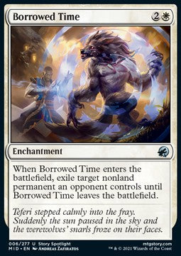 Borrowed Time - Innistrad: Midnight Hunt (Uncommon) [MID-6] - JotaCards - Tu Tienda de TCG