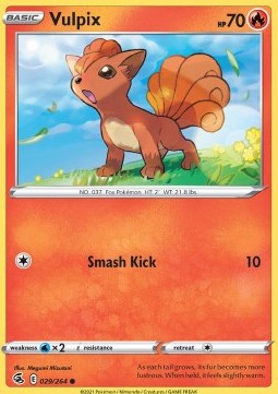 Vulpix - Fusion Strike (Common) [FST-029] - JotaCards - Tu Tienda de TCG