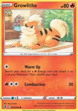 Growlithe - Fusion Strike (Common) [FST-032] - JotaCards - Tu Tienda de TCG
