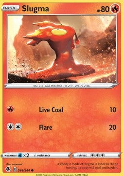 Slugma - Fusion Strike (Common) [FST-034] - JotaCards - Tu Tienda de TCG