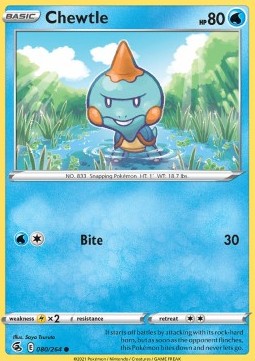 Chewtle - Fusion Strike (Common) [FST-080] - JotaCards - Tu Tienda de TCG