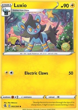 Luxio - Fusion Strike (Uncommon) [FST-092] - JotaCards - Tu Tienda de TCG