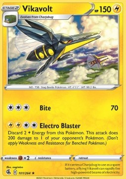 Vikavolt - Fusion Strike (Rare) [FST-101] - JotaCards - Tu Tienda de TCG
