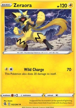 Zeraora - Fusion Strike (Rare) [FST-102] - JotaCards - Tu Tienda de TCG