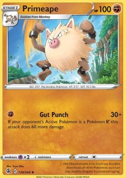 Primeape - Fusion Strike (Uncommon) [FST-134] - JotaCards - Tu Tienda de TCG