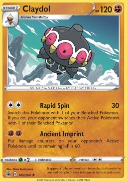 Claydol - Fusion Strike (Rare) [FST-145] - JotaCards - Tu Tienda de TCG