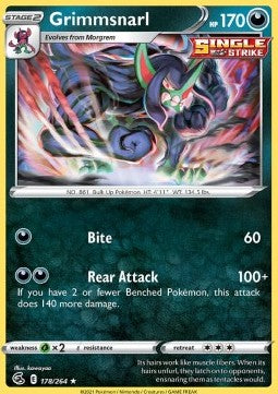 Grimmsnarl - Fusion Strike (Holo Rare) [FST-178] - JotaCards - Tu Tienda de TCG