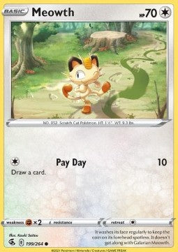 Meowth - Fusion Strike (Common) [FST-199] - JotaCards - Tu Tienda de TCG