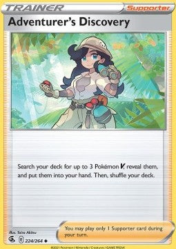 Adventurer's Discovery - Fusion Strike (Uncommon) [FST-224] - JotaCards - Tu Tienda de TCG
