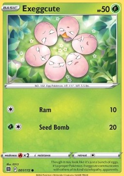 Exeggcute - Brilliant Stars (Common) [BRS-001] - JotaCards - Tu Tienda de TCG