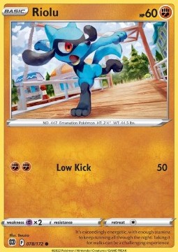 Riolu - Brilliant Stars (Common) [BRS-078] - JotaCards - Tu Tienda de TCG