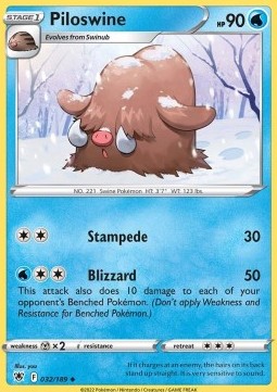 Piloswine - Astral Radiance (Uncommon) [ASR-032] - JotaCards - Tu Tienda de TCG