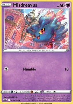 Misdreavus - Astral Radiance (Common) [ASR-058] - JotaCards - Tu Tienda de TCG