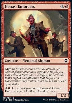 Genasi Enforcers - Commander Legends: Battle for Baldur's Gate (Common) [CLB-177] - JotaCards - Tu Tienda de TCG