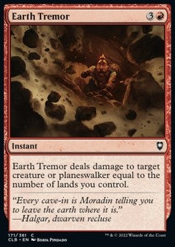 Earth Tremor - Commander Legends: Battle for Baldur's Gate (Common) [CLB-171] - JotaCards - Tu Tienda de TCG