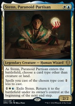 Stenn, Paranoid Partisan - Dominaria United (Rare) [DMU-221] - JotaCards - Tu Tienda de TCG