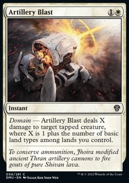 Artillery Blast - Dominaria United (Common) [DMU-6] - JotaCards - Tu Tienda de TCG