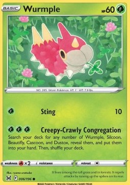 Wurmple - Lost Origin (Common) [LOR-006] - JotaCards - Tu Tienda de TCG