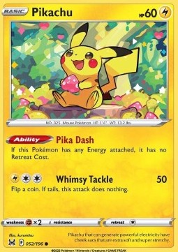 Pikachu - Lost Origin (Common) [LOR-052] - JotaCards - Tu Tienda de TCG