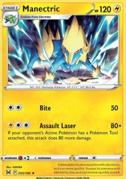 Manectric - Lost Origin (Rare) [LOR-055] - JotaCards - Tu Tienda de TCG