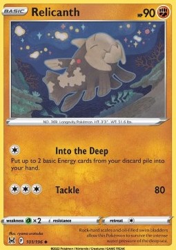 Relicanth - Lost Origin (Uncommon) [LOR-101] - JotaCards - Tu Tienda de TCG