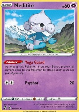 Meditite - Silver Tempest (Common) [SIT-072] - JotaCards - Tu Tienda de TCG