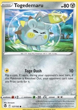 Togedemaru - Silver Tempest (Common) [SIT-127] - JotaCards - Tu Tienda de TCG