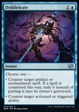Defabricate - The Brothers' War (Uncommon) [BRO-45] - JotaCards - Tu Tienda de TCG