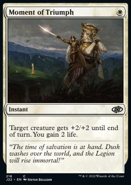 Moment of Triumph - Jumpstart 2022 (Common) [J22-218] - JotaCards - Tu Tienda de TCG
