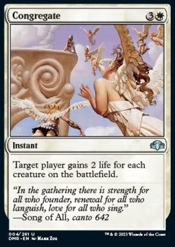 Congregate - Dominaria Remastered (Uncommon) [DMR-4] - JotaCards - Tu Tienda de TCG