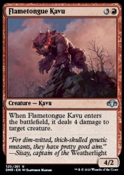 Flametongue Kavu - Dominaria Remastered (Uncommon) [DMR-120] - JotaCards - Tu Tienda de TCG