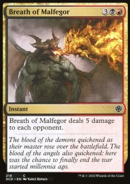 Breath of Malfegor - Starter Commander Decks (Common) [SCD-218] - JotaCards - Tu Tienda de TCG
