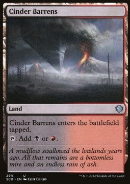 Cinder Barrens - Starter Commander Decks (Uncommon) [SCD-294] - JotaCards - Tu Tienda de TCG