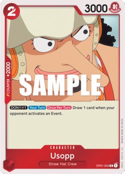 Usopp (OP01-004) - Romance Dawn (Rare) [OP01-004] - JotaCards - Tu Tienda de TCG